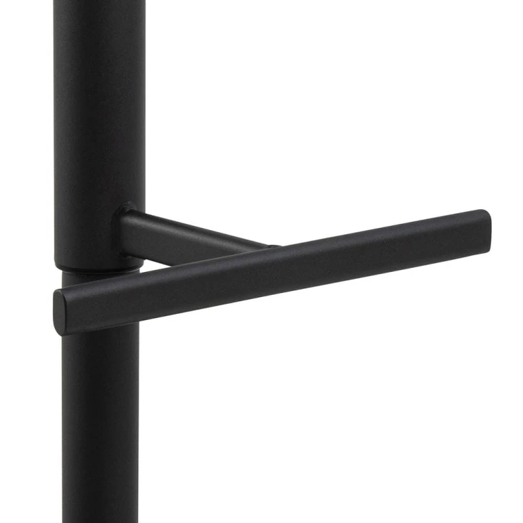 Adisa bar stool Seat beige Basel 24 Base steel matt black 2-Pack