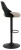 Lucy bar stool Seat sand Malmo 8 Base steel matt black 2-Pack
