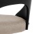 Lucy bar stool Seat sand Malmo 8 Base steel matt black 2-Pack