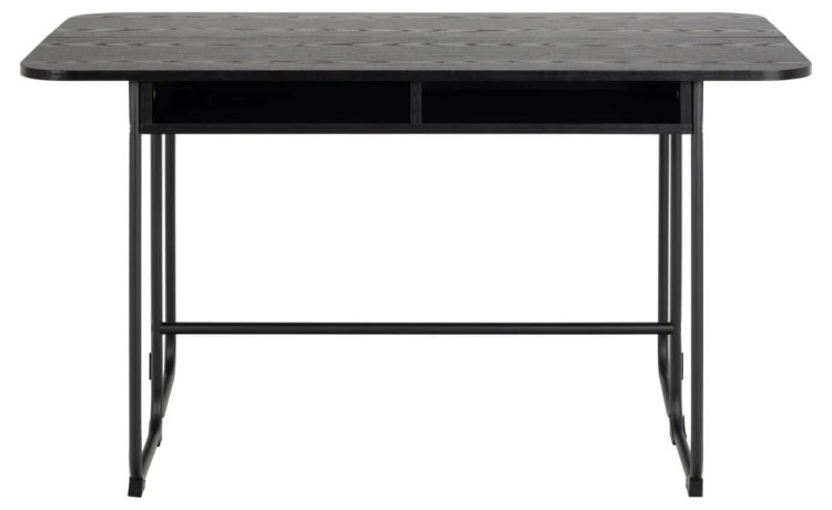 Stół rozkładany DARLINGTON czarny 40-80X140 cm