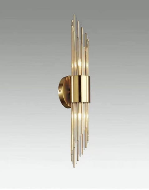 Lampa ścienna AMADEO złota