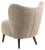 Fotel uszak Elmont mocca Java 71x75x80 cm