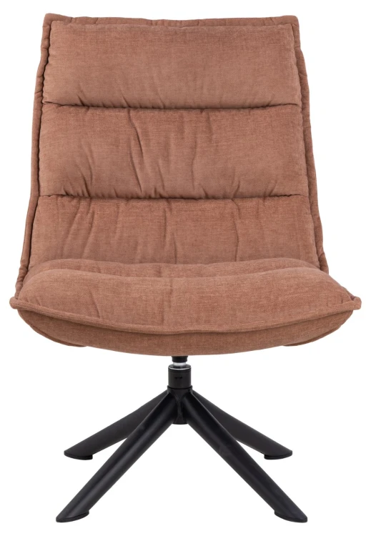 Fotel wypoczynkowy Blizzard obrotowy rosewood Danny 70x80x98 cm