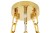 Lampa wisząca IMPERIAL GOLD 60 - stal, kryształ