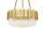 Lampa wisząca IMPERIAL GOLD 80 - stal, kryształ