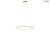 Lampa wisząca RING SLIM 60 złota