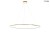 Lampa wisząca RING SLIM 150 złota