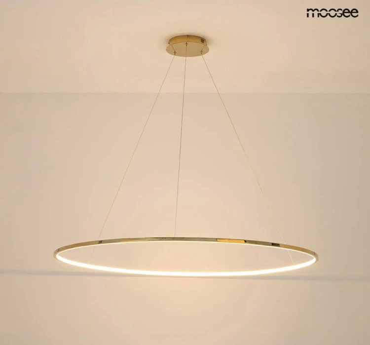 Lampa wisząca RING SLIM 150 złota