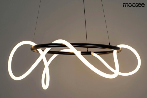 Lampa wisząca SERPIENTE 60 czarna