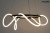 Lampa wisząca SERPIENTE 60 czarna