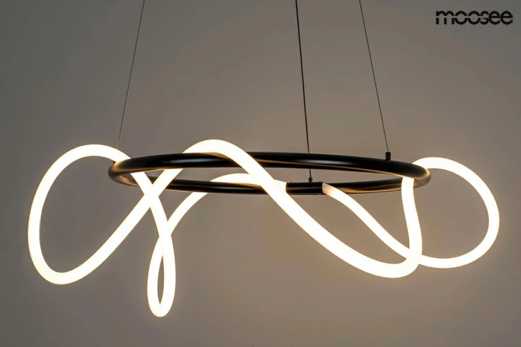 Lampa wisząca SERPIENTE 60 czarna