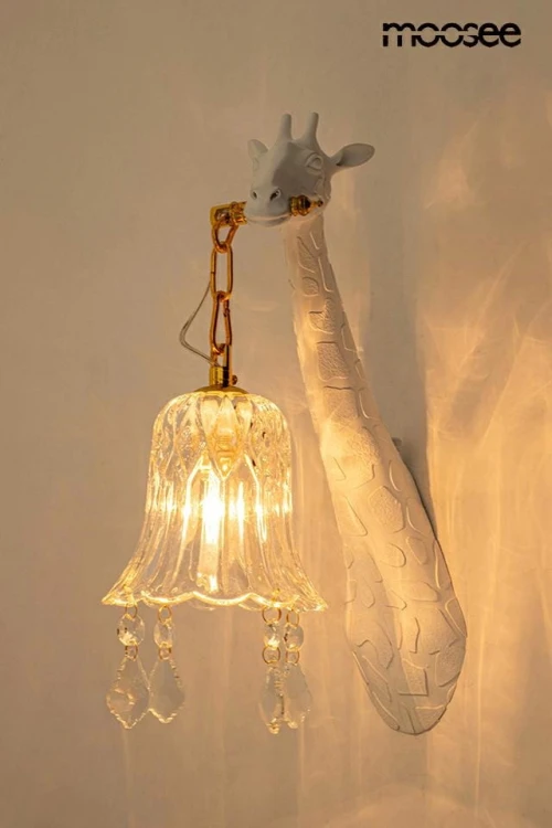 Lampa ścienna GIRAFFE biała
