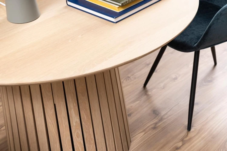 Stół okrągły Christo dąb bielony Ø120x75 cm