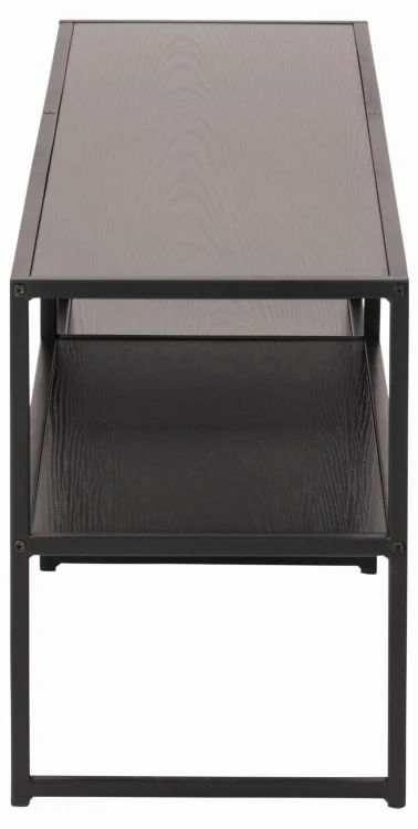 Szafka Seaford TV czarna 120x33x46 cm
