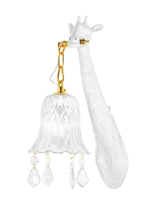 Lampa ścienna GIRAFFE biała