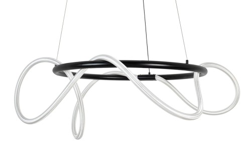 Lampa wisząca SERPIENTE 60 czarna