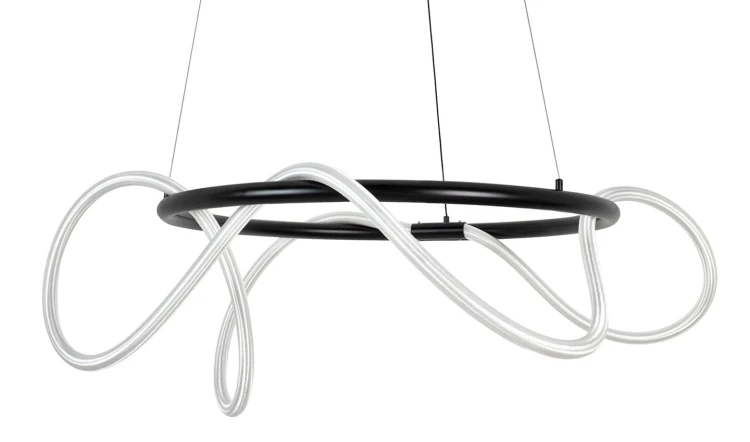 Lampa wisząca SERPIENTE 60 czarna