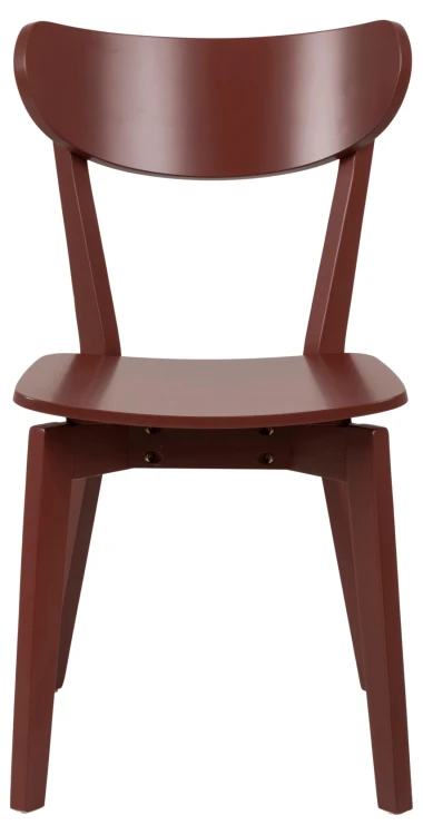 Krzesło drewniane Roxby ceglaste