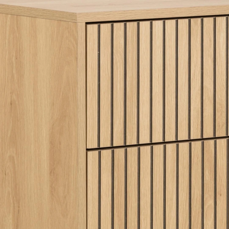 Komoda Albany 4 szuflady dąb 80,6x40x100,1 cm