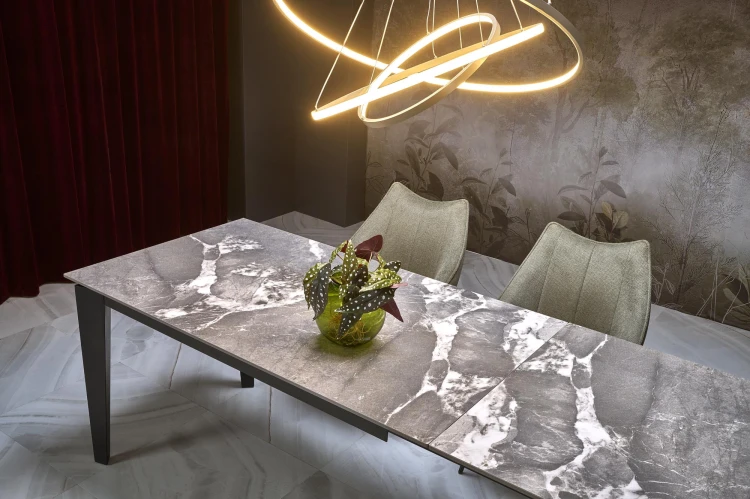 Stół rozkładany FELIX popielaty marmur