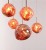Lampa wisząca FUSION 30 miedziana - akryl