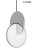 Lampa wisząca DISCO srebrna
