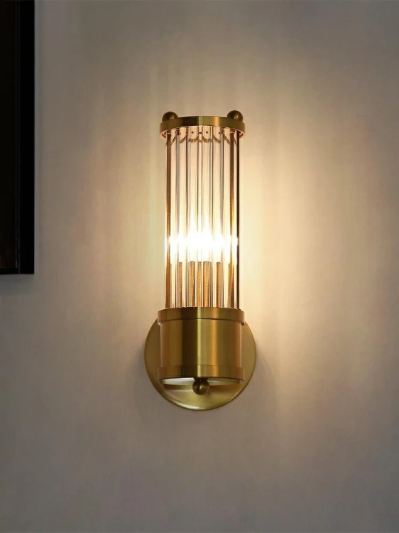Lampa ścienna PILAR złota