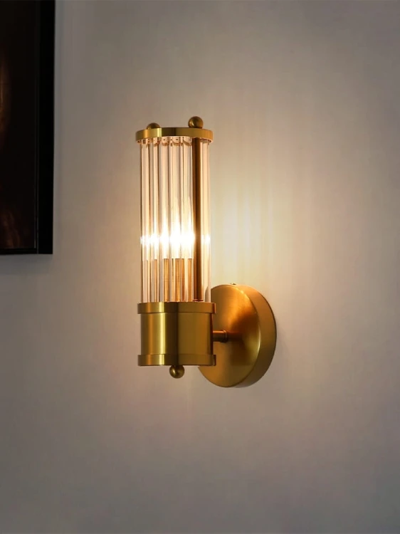 Lampa ścienna PILAR złota
