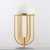 Lampa stołowa BOTTEGA złota - biała