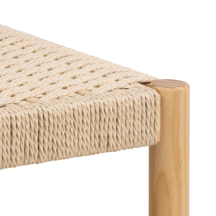 Taboret Alvin naturalny