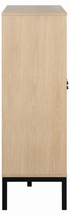 Komoda Kensington dąb bielony 91x40x120 cm