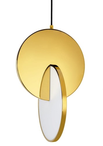 Lampa wisząca DISCO złota