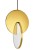 Lampa wisząca DISCO złota