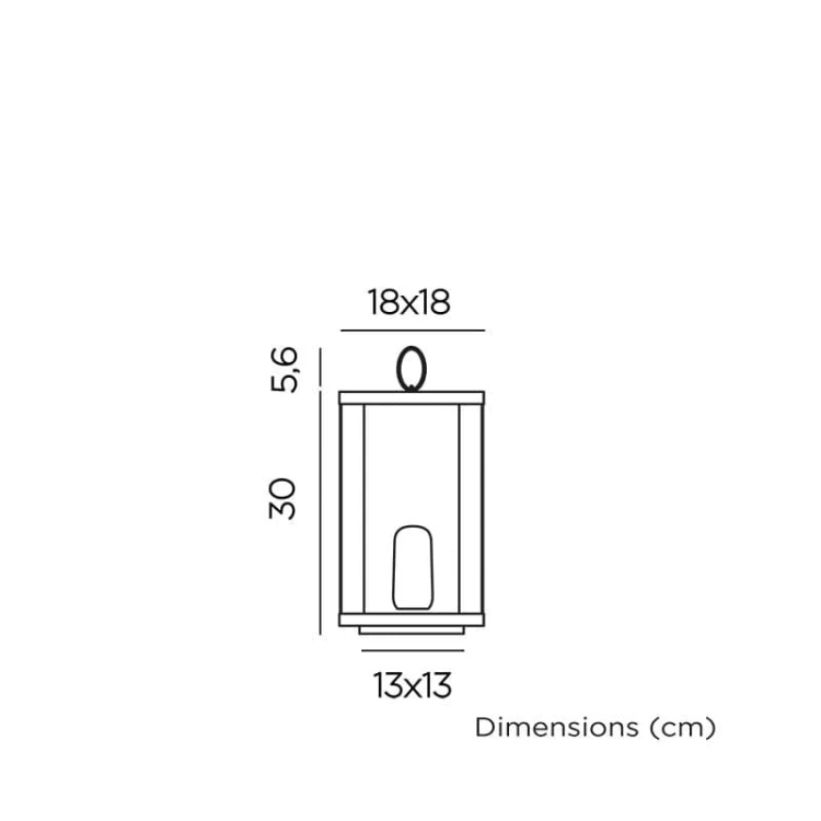 Lampa dekoracyjna SIROCO 30 BATTERY IN&OUT