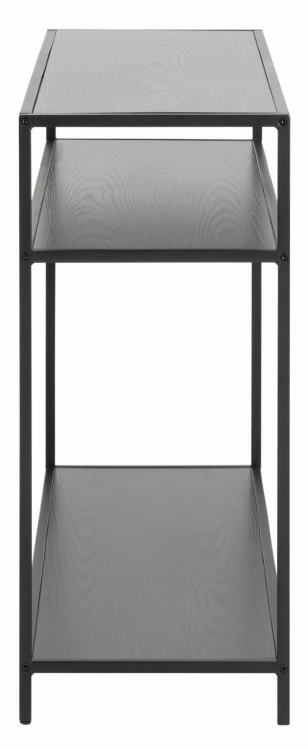 Konsolka Seaford czarny jesion 100x35x79 cm