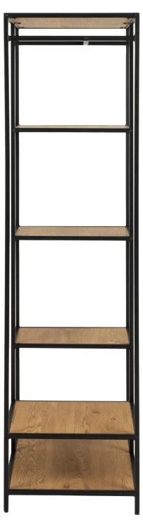 Regał Seaford dziki dąb 77x45x165 cm