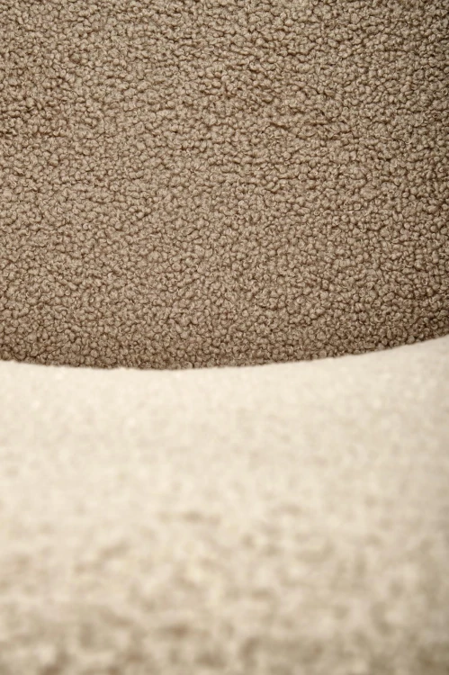 Krzesło K498 cappuccino tkanina boucle