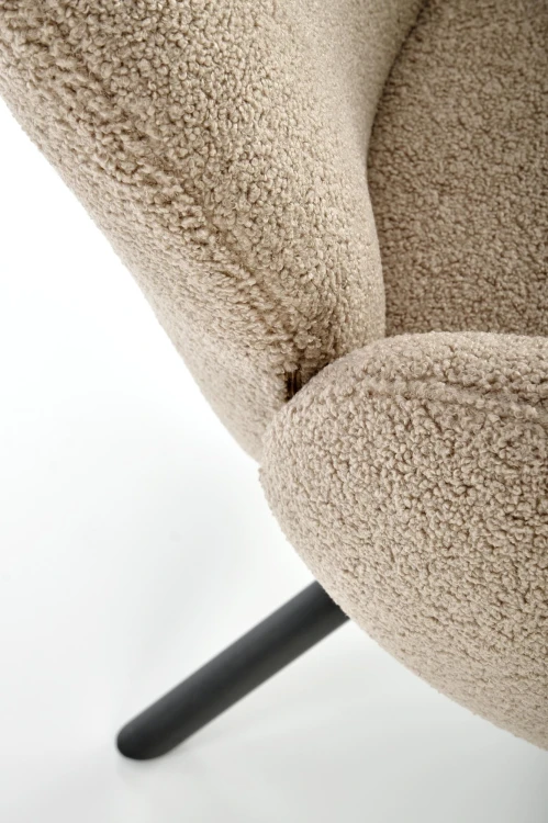 Krzesło K498 cappuccino tkanina boucle