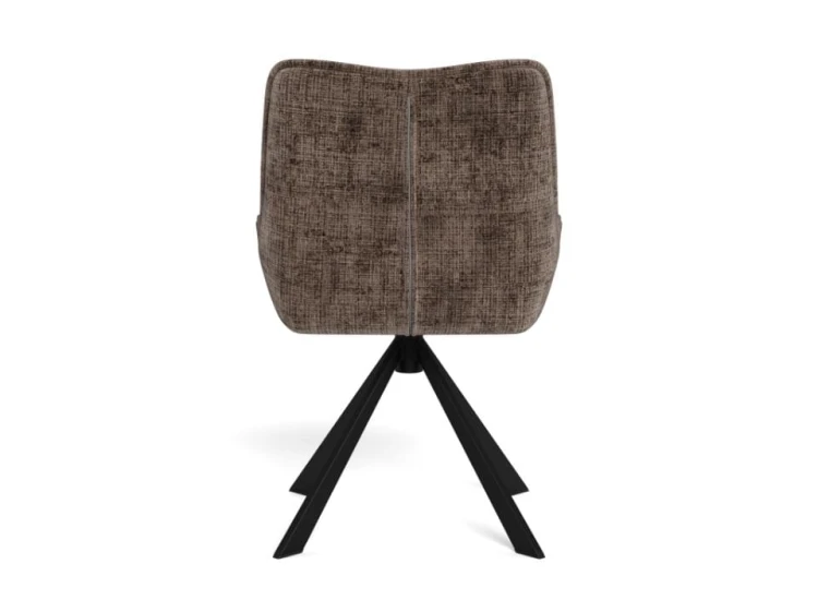 Krzesło tapicerowane Eddie Juto 24 brązowe obrotowe