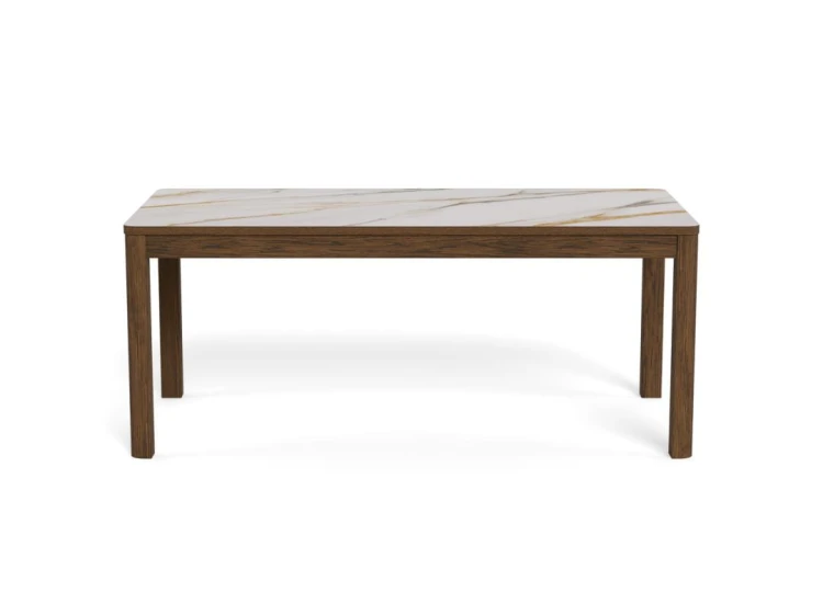 Stół Southampton ceramiczny blat ceramiczny Talvera dąb wędzony 180x90 cm