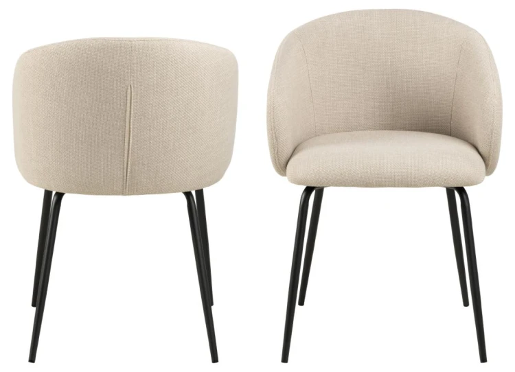 Krzesło do jadalni Eleanor beżowe Basel 24