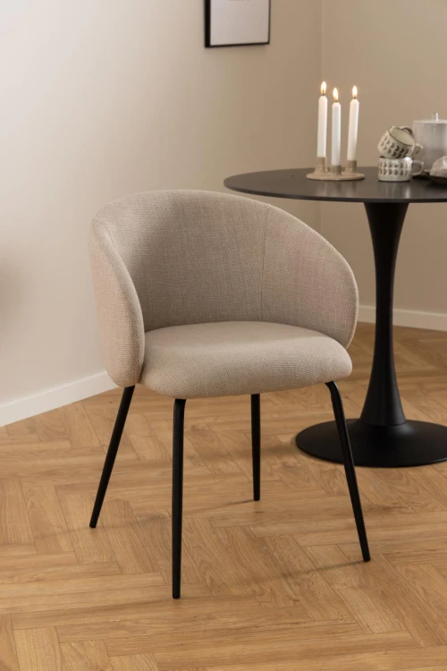 Krzesło do jadalni Eleanor beżowe Basel 24