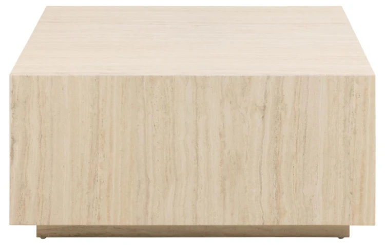 Stolik kawowy Dice trawertyn 90x90x42 cm