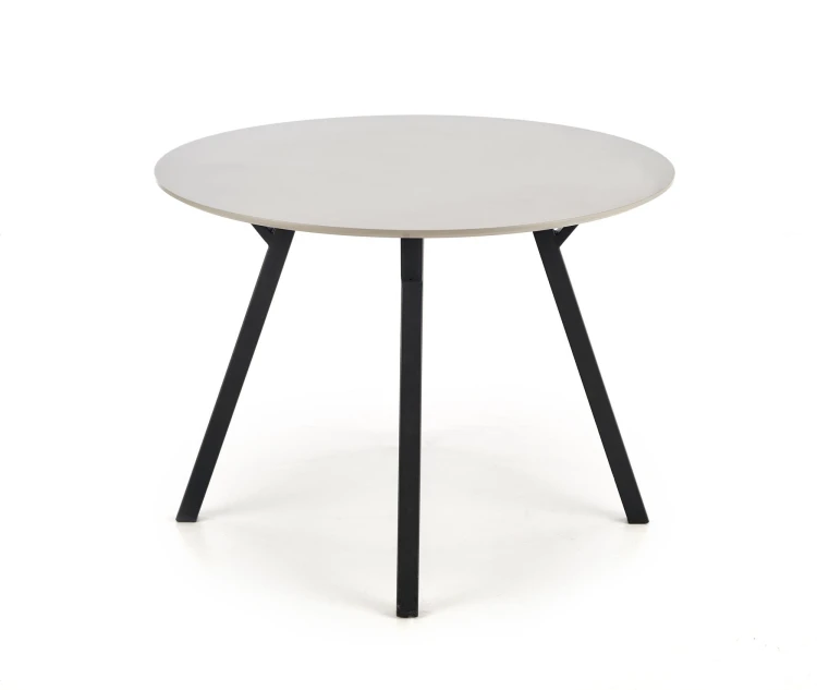 Stół BALROG okrągły jasny popiel 100