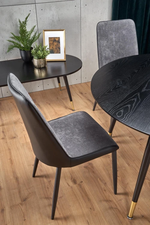 Stół EMBOS okrągły czarny 120 cm