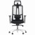 Fotel ergonomiczny AKCENT PLUS czarny mechanizm samoważący podłokietniki 4D