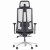 Fotel ergonomiczny AKCENT PLUS czarny mechanizm samoważący podłokietniki 4D