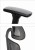Fotel ergonomiczny AKCENT PLUS czarny mechanizm samoważący podłokietniki 4D