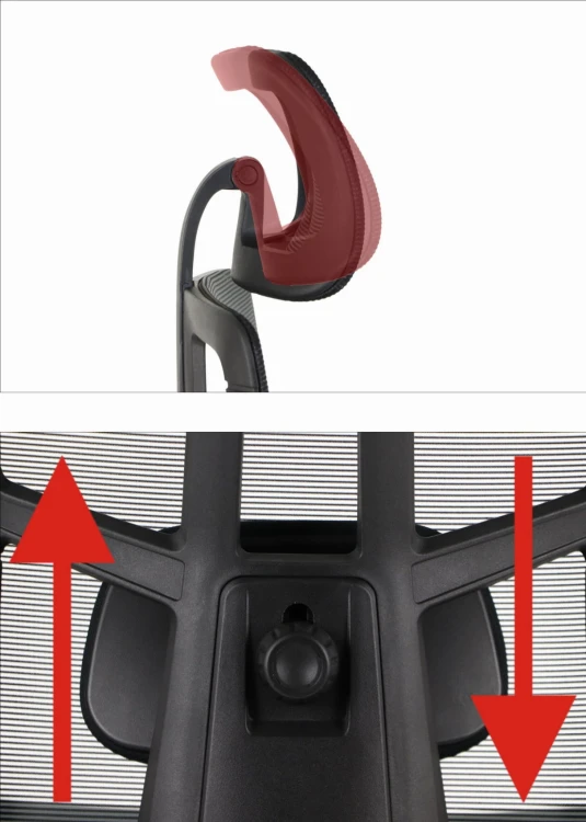 Fotel ergonomiczny AKCENT PLUS czarny mechanizm samoważący podłokietniki 4D