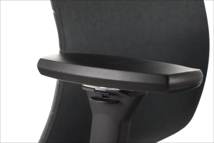 Fotel ergonomiczny AKCENT/F PLUS czarny mechanizm samoważący podłokietniki 4D